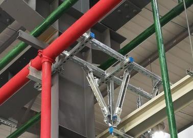 宝坻该抗震支架的整体式支吊架结构协调性好